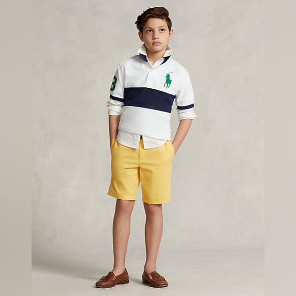 Straight Fit Flex Abrasion Twill Short YELLOW SIZE 16 - Picture 2 of 9